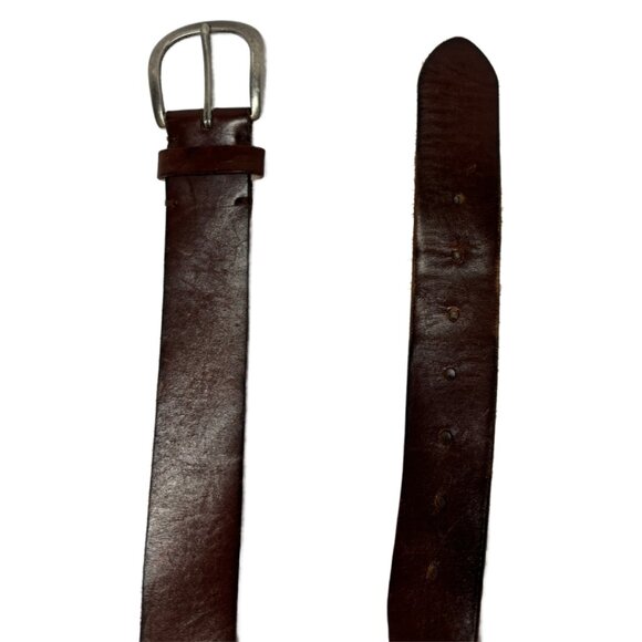 American Eagle Outfitters Brown Leather Belt Women's Sz XS - Picture 2 of 3
